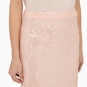 P.A.R.O.S.H. Pink Sequin Pencil Skirt