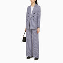 Department 5 Ari Double Breasted Striped Cotton Jacket