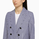 Department 5 Ari Double Breasted Striped Cotton Jacket