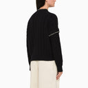 Margaux Lonnberg Deacon Navy Wool Crew Neck Sweater