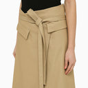 Sportmax beige cotone lungo la gonna