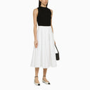 Department 5 White Cotton Flounced Henrique Skirt