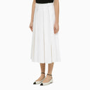 Department 5 White Cotton Flounced Henrique Skirt