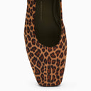Maria Luca Leopard Print Augusta Ballerina