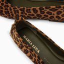 Maria Luca Leopard Print Augusta Ballerina