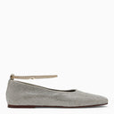 Maria Luca Ballerina Augusta With Silver Rhinestones And Chain