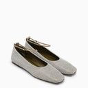 Maria Luca Ballerina Augusta With Silver Rhinestones And Chain