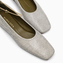 Maria Luca Ballerina Augusta With Silver Rhinestones And Chain