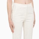 Department 5 White Boot Cut Trousers - Balardi