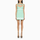 Patou Mint Green Cotton Mini Dress