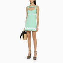 Patou Mint Green Cotton Mini Dress