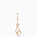 Aliita Gold Earring With Pendant - Balardi