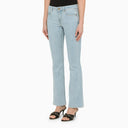 Washington DC Light Blue Flared Jeans in Cotton