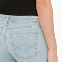 Washington DC Light Blue Flared Jeans in Cotton