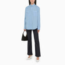 Washington Dc Blue Flared Jeans In Cotton - Balardi