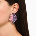 So Le Studio Violet Metallic Minialie Earrings