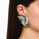 Orecchini in argento metallizzato So Le Studio Not A Knot