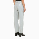 Entire Studios Light Grey Vinyl Trousers - Balardi
