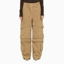 Entire Studios Beige Cotton Cargo Trousers