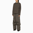 Entire Studios Grey Nylon Cargo Trousers