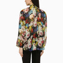 Camicia stampa fiore di seta Dolce & Gabbana