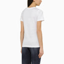 Maglietta da culla bianca Dolce & Gabbana con ricamo a logo in cotone