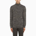 Loro Piana Melange Cashmere Turtleneck Sweater