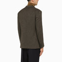 Loro Piana Black Melange Cashmere Jacket