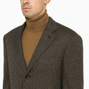 Loro Piana Black Melange Cashmere Jacket