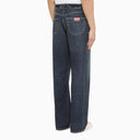 Kenzo Blue Delavé Cotton Jeans - Balardi
