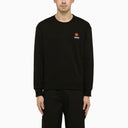Kenzo Black Crewneck Sweater With Logo