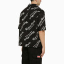 Kenzo Kenzo By Verdy Black Shirt With Allover Logo