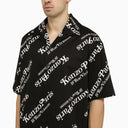 Kenzo Kenzo By Verdy Black Shirt With Allover Logo