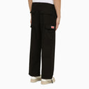 Kenzo Black Workwear Cargo Trousers