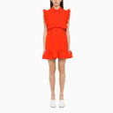 Sportmax Red Dress With Ruffles - Balardi