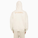 Fear Of God Eternal Oatmeal Hoodie With Print - Balardi