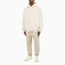 Fear Of God Eternal Oatmeal Hoodie With Print - Balardi