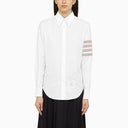 Thom Browne White Cotton Shirt