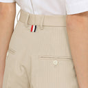 Thom Browne Khaki High Waisted Bermuda Shorts