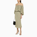 Federica Tosi Sage Silk Blend Top