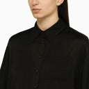 Federica Tosi Black Viscose Shirt