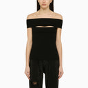 Federica Tosi Black Viscose Top