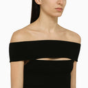 Federica Tosi Black Viscose Top