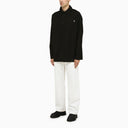 032c Classic Black Wool Shirt - Balardi