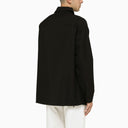 032c Classic Black Wool Shirt - Balardi