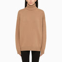 Dolce&Gabbana Beige Turtleneck In Virgin Wool