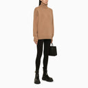 Dolce&Gabbana Beige Turtleneck In Virgin Wool