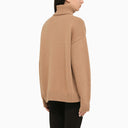 Dolce&Gabbana Beige Turtleneck In Virgin Wool