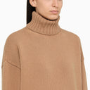 Dolce&Gabbana Beige Turtleneck In Virgin Wool