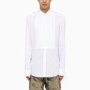 Dolce&Gabbana White Poplin Gold Tuxedo Shirt - Balardi